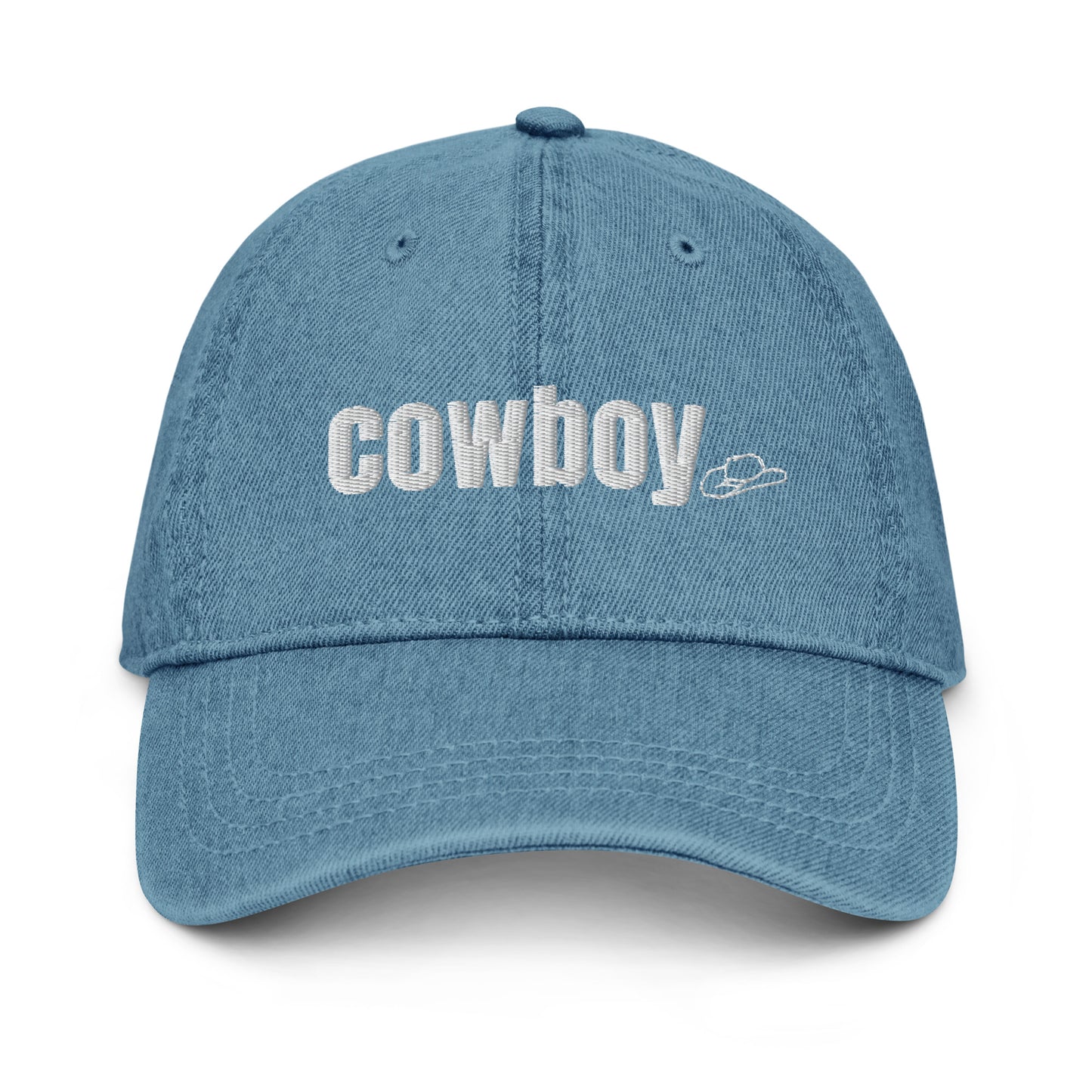 cowboy denim hat