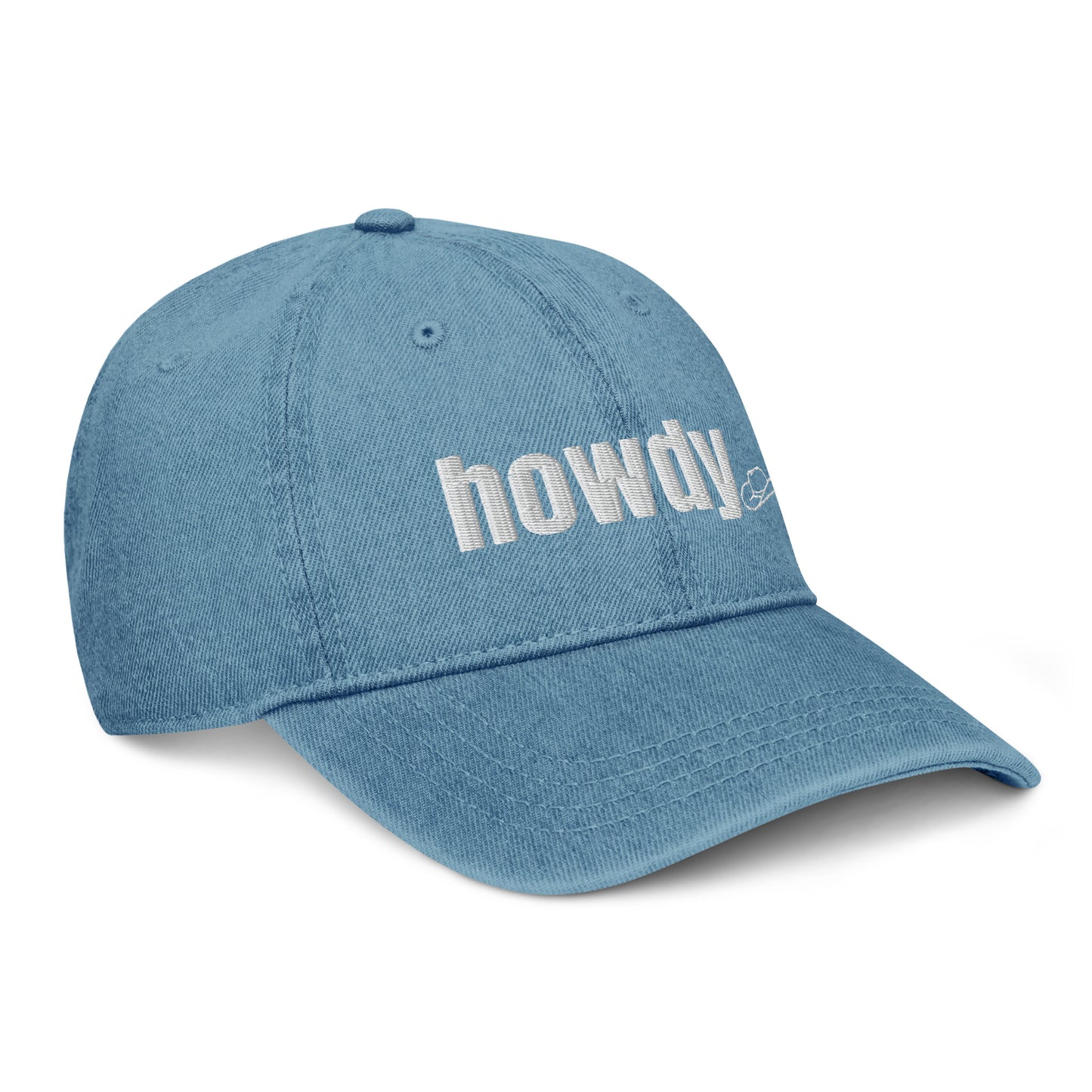 howdy denim hat