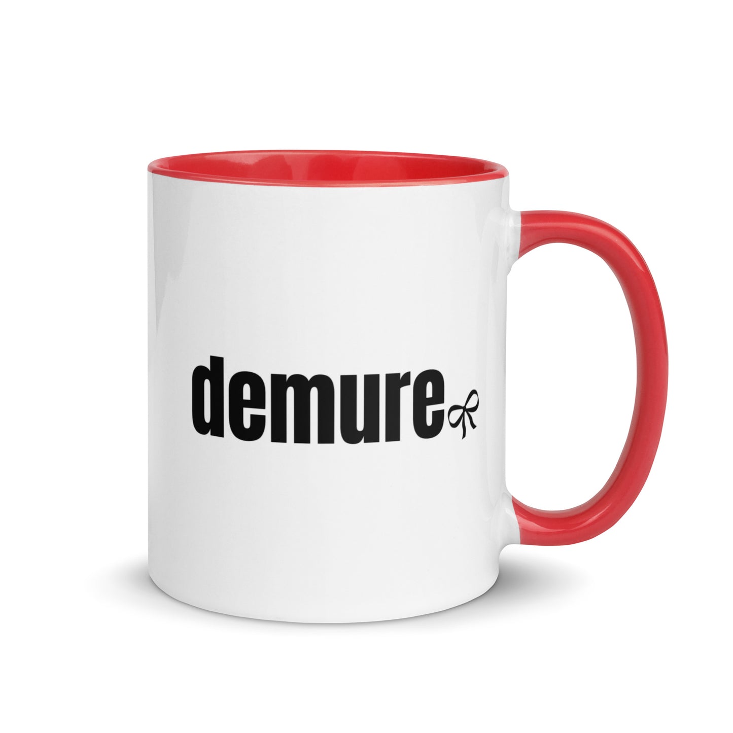 demure mug