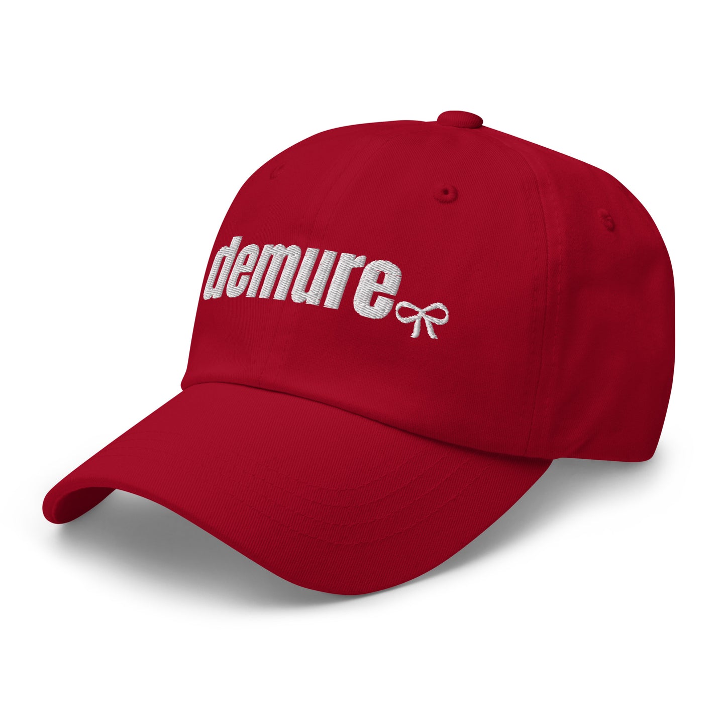 demure hat