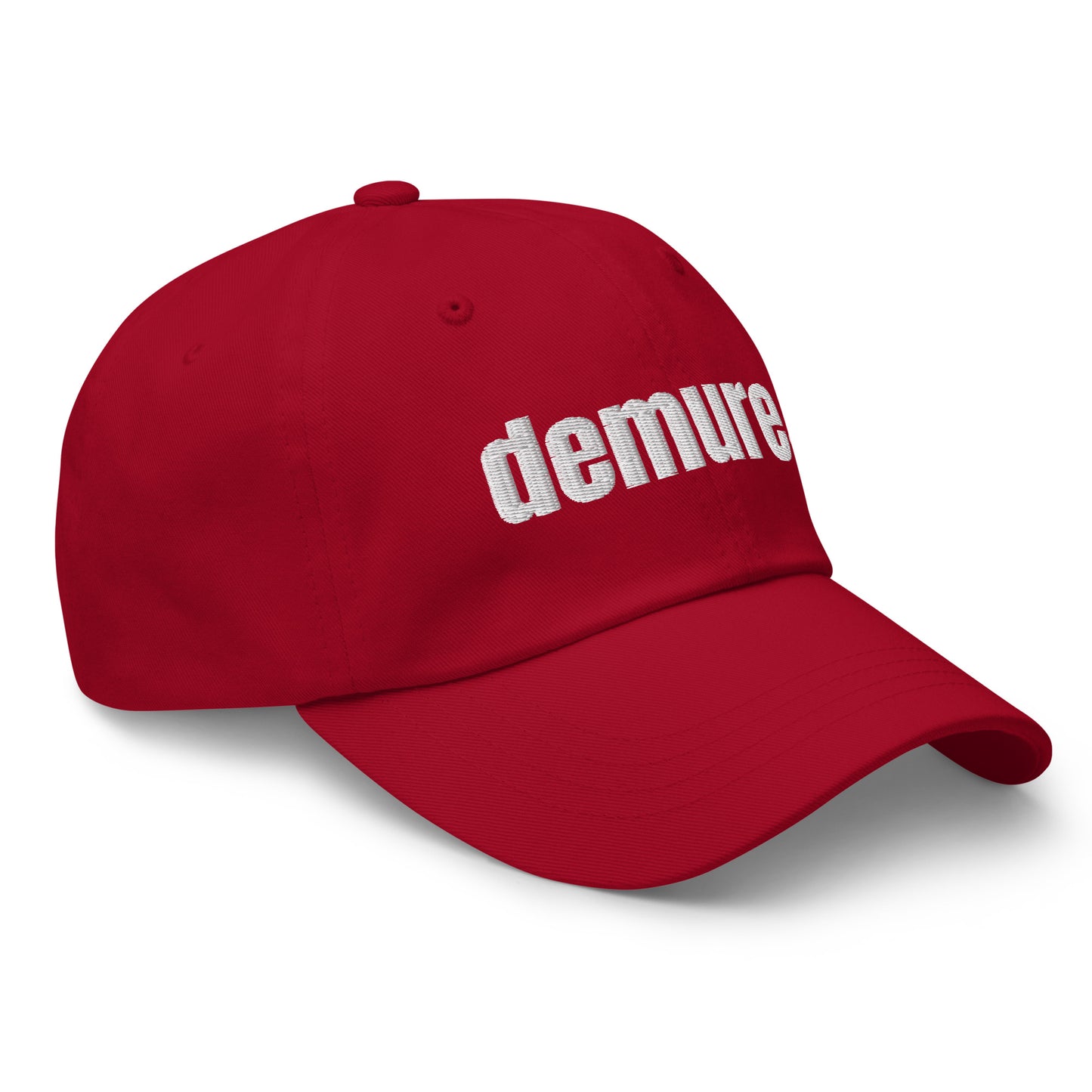 demure hat