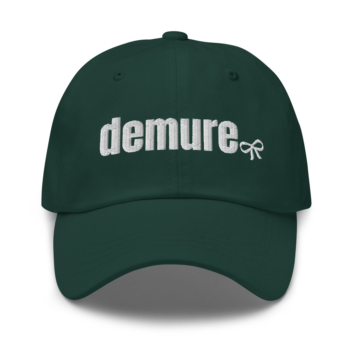 demure hat