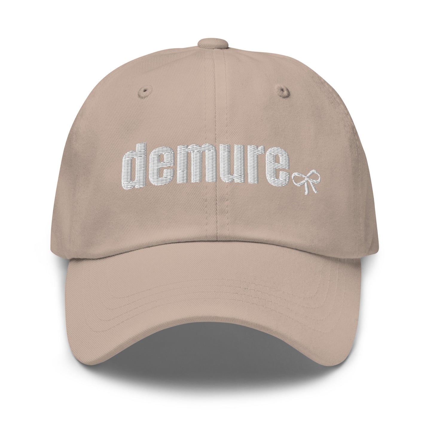 demure hat