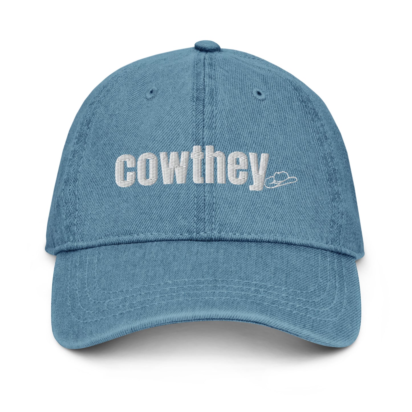 cowthey denim hat