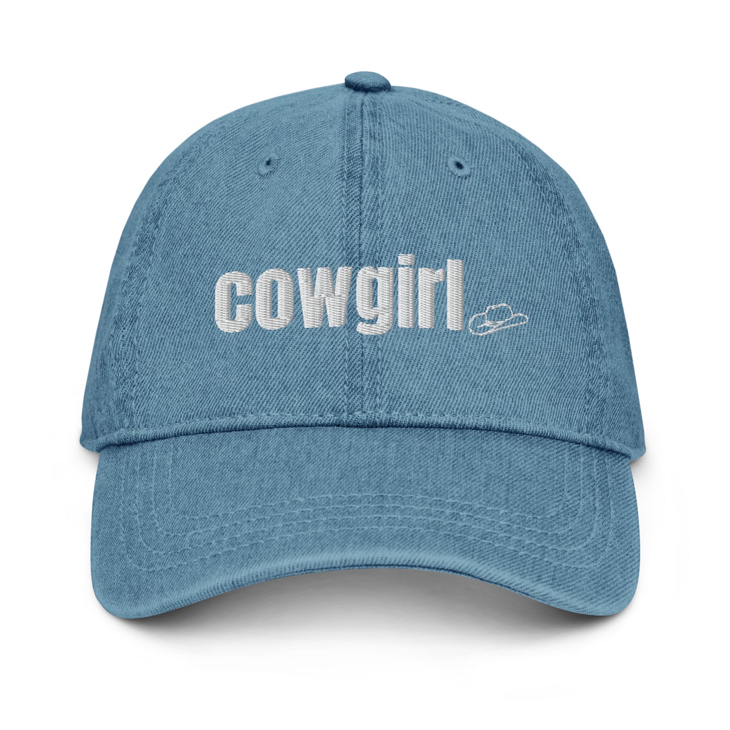 cowgirl denim hat